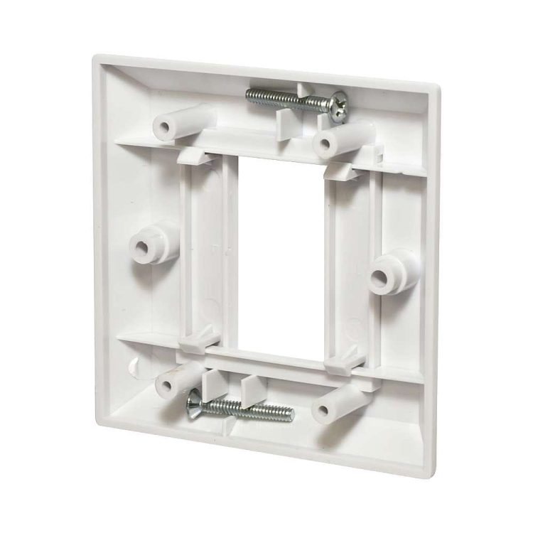10 Pack of CN-KD-FP38 Décor Rocker Switch Plates Unbreakable Polycarbonate Thermoplastic Material Durable and Flexible. Easy To Clean and Resist Dust Accumulation Back