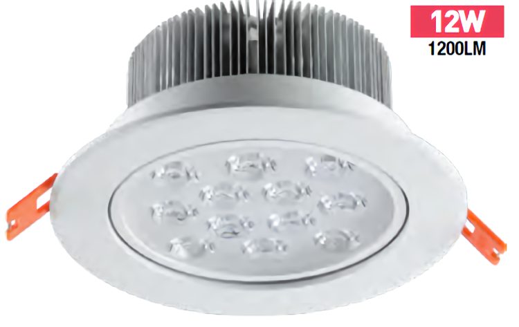 The 1200 lumens Ledvon OPC-SP-AS12 Recessed Spotlight, a sleek and versatile lighting solution for any room. Create a modern and inviting atmosphere while saving space with this inconspicuous fixture. Perfect for residential, commercial, and architectural settings.
