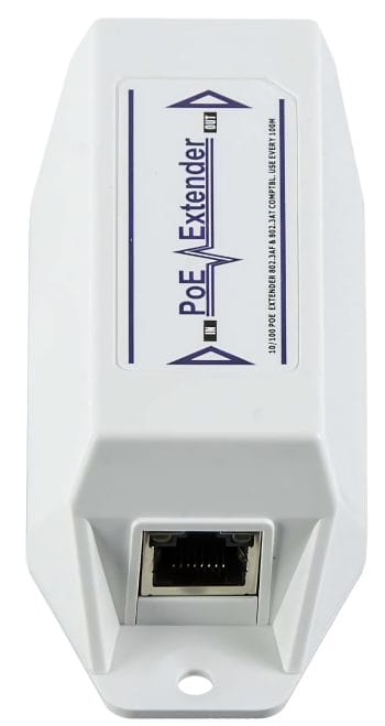 The PoE-powered Network PoE Ethernet Extender HA-PX100M-13 is a powerful and versatile network solution to extend your IP camera and PoE devices up to 13 watts