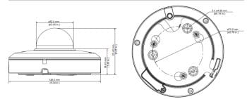 Dahua 1A404XBNR 4MP Starlight Mini Network PTZ with Analytics+ Dimension