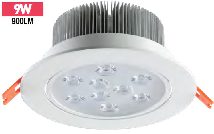 The 900 lumens Ledvon OPC-SP-AS9 Recessed Spotlight, a sleek and versatile lighting solution for any room. Create a modern and inviting atmosphere while saving space with this inconspicuous fixture. Perfect for residential, commercial, and architectural settings.