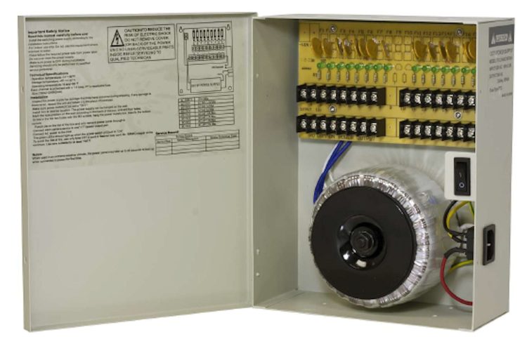TR-C24VAC16P25A AC 24V 16CH 25A NON-FUSED BREAKER POWER DISTRIBUTORS
