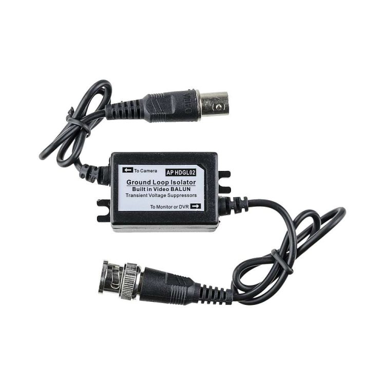 AP-HDGL02 Ground loop Isolator With Video Balun for HD-TVI - CVI – A-HD – Analog Camera