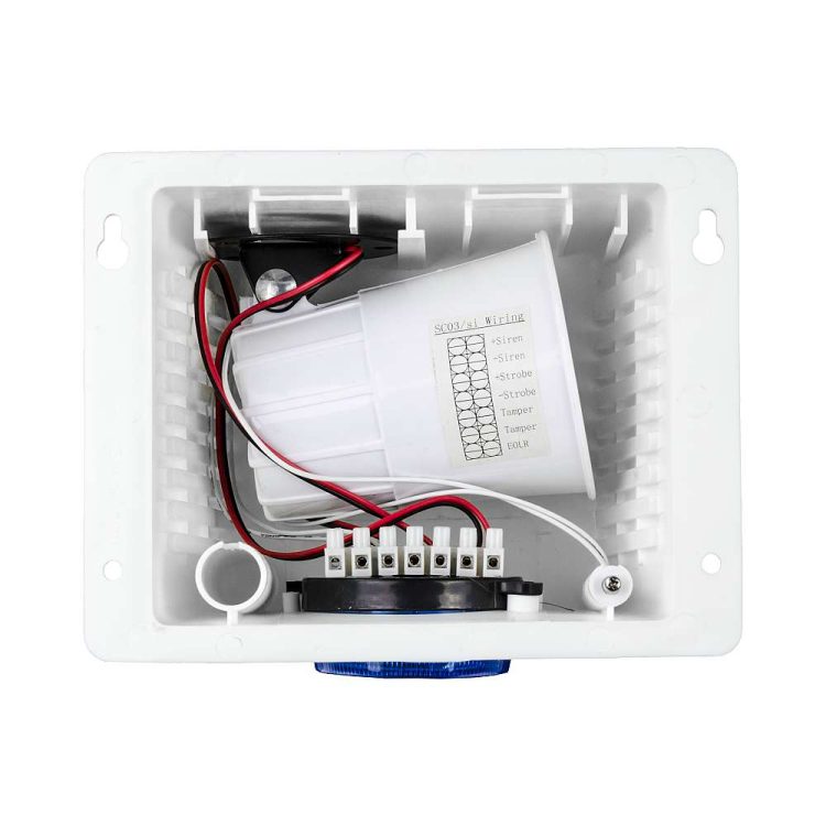 Outdoor Strobe Siren for any Security System SPL(1 m)110dB One tone Six tone A BSC-03