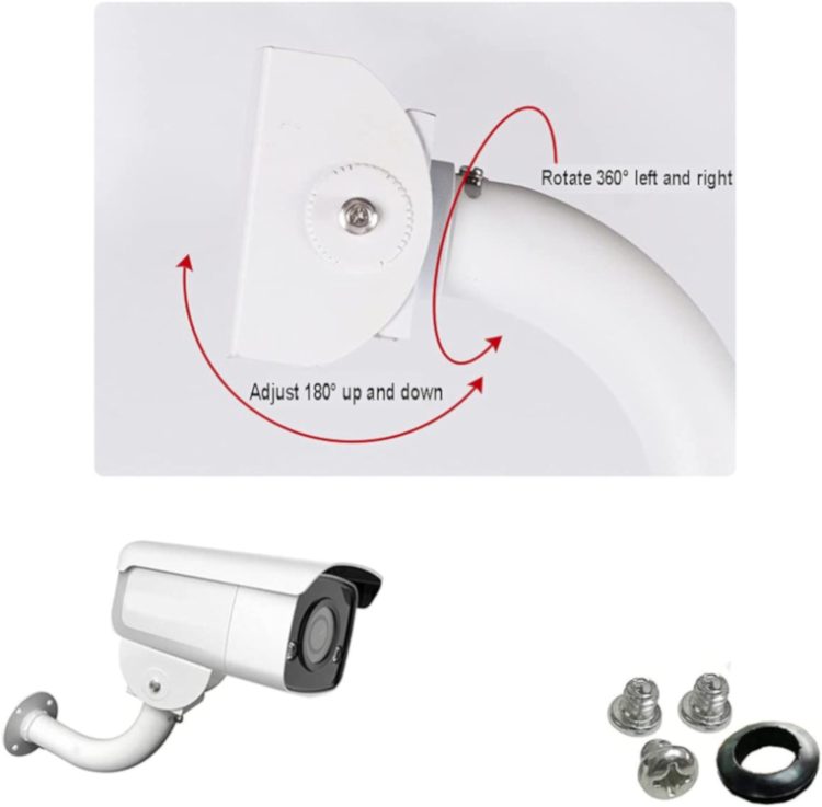 Secure your property with the Telpix HM-40S CCTV J Mount Bracket. Made of durable alloy, it's easy to install and rotatable for optimal angles Rotation Usages