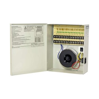 B-Tron TR-C24VAC18P05A 18-output 24VAC CCTV power supply