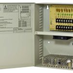 Efficiently manage power for multiple CCTV cameras with B-Tron TR-C12VDC08P13A power supply box. Features independent PTC fuses and surge protection.