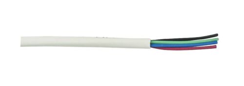 CB-AL2-A-WH  Bulk 22-4 Solid Conductor Alarm Control Cable 1000ft Fire – Security Burglar Station Wire Security (Un-shielded), 22-4, Solid, 1000ft. 