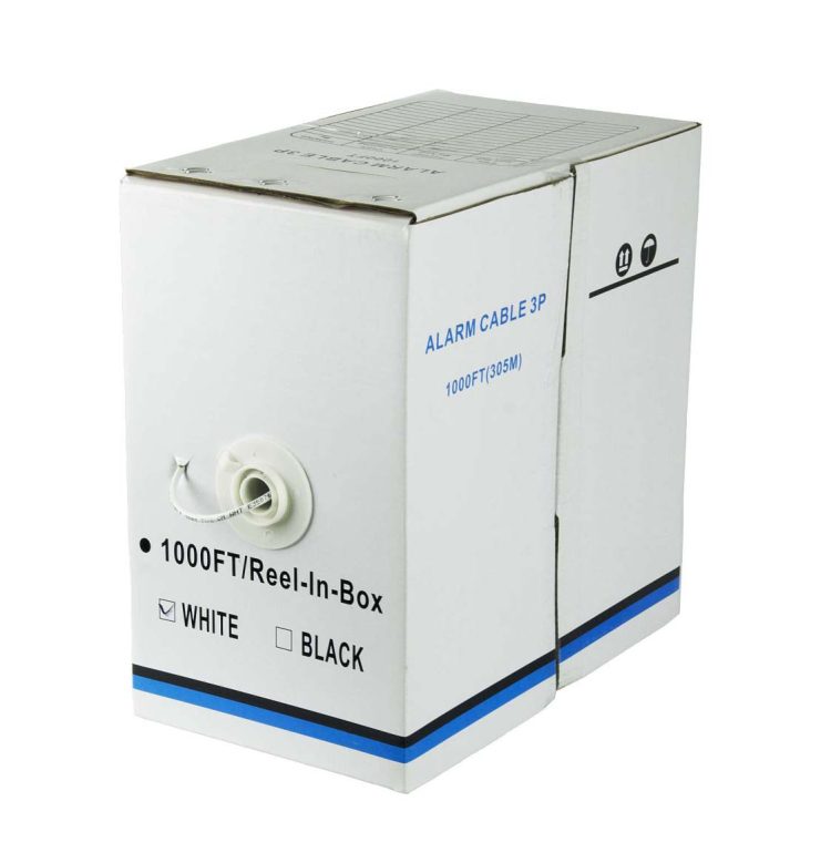 CB-AL3-A-WH 22/6 Solid bare copper conductor, un-shielded, with an overall jacket