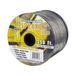CB-AU-16250S 250ft (76.2 m). 16AWG 4 Conductors (16/4) CL2 Rated Loud Speaker Cable Wire, Pull Box.