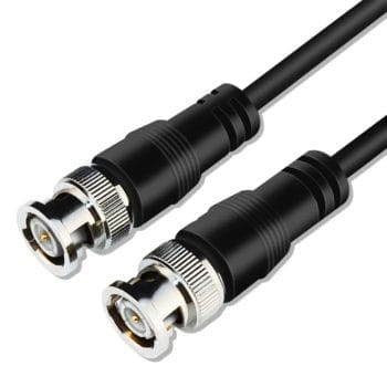 CB-BNC-S05-BK BNC RG-59/U Cable 5Ft—BNC Male to Male Extension Connector Adapter RF for Video Security Camera CCTV Systems