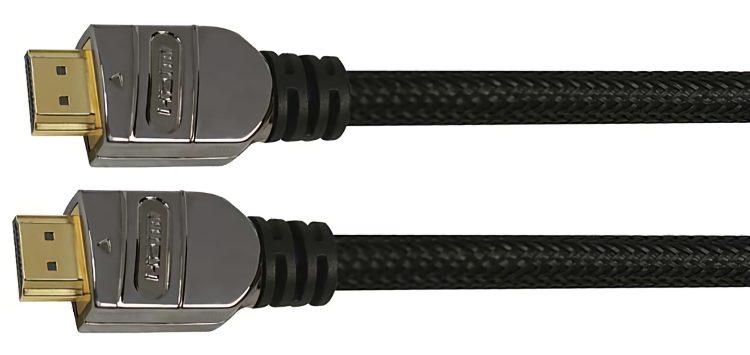 CB-TNC102NBB High-end Zinc Alloy HDMI Cable with 24k Gold-Plated Connector, 99.99% Oxygen Free Copper Conductor, And 100% Triple Shield. Black Metallic Molding.