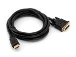 CB TNC950PBB5028 15 ft (4.57 m) 28AWG Standard HDMI Type A to DVI Adapter Cable, Black