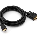 CB TNC950PBB5028 15 ft (4.57 m) 28AWG Standard HDMI Type A to DVI Adapter Cable, Black