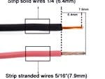 CBA-WP01GY Wire Connector, 22~14AWG, 100pcs, Grey Color Prep