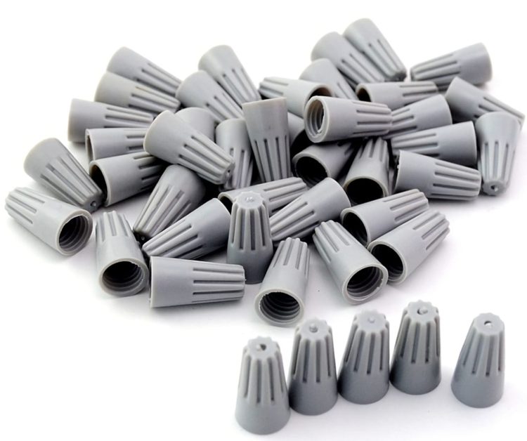 CBA-WP01GY Wire Connector, 22~14AWG, 100pcs, Grey Color View