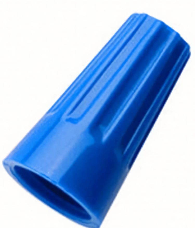 CBA-WP02BL is a Twist-On Wire Connector That Offers Superior Performance and Reliability. With a Maximum Voltage of 300V And a Maximum Operating Temperature Of 221 °F (105 °C), It's Perfect for Any Job Side View.