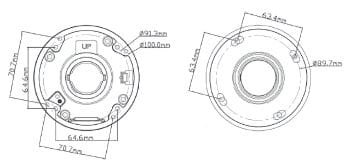 CM-JB02-C Junction Box is perfect for the installation of Eyemax NIT C and TIT C CCTV Cameras