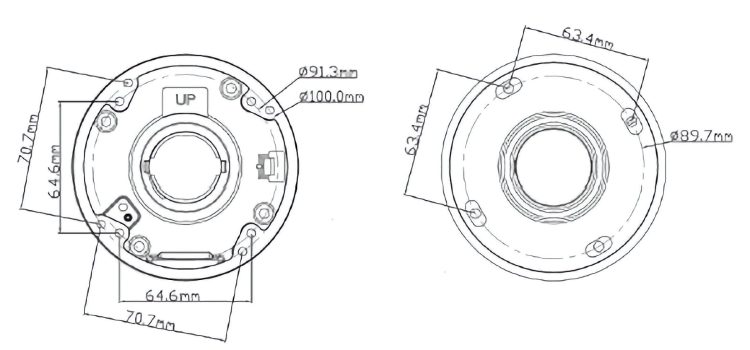CM-JB02-C Junction Box is perfect for the installation of Eyemax NIT C and TIT C CCTV Cameras