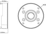 CM-JB03-C junction box is an ideal fit for NIT C or TO C Vari-focal Lens models