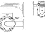 CM-WM03-C Wall Mount Bracket is the perfect solution for Mounting solution for their Eyemax NIT C / TIT C Vari-focal Lens CCTV Camera models