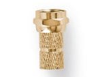 CN-FB1606C Twist On Connector, F Connector, Gold Plated