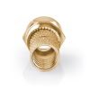 CN-FB1606C Twist On Connector, F Connector, Gold Plated Back