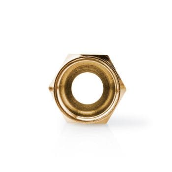 CN-FB1606C Twist On Connector, F Connector, Gold Plated Front