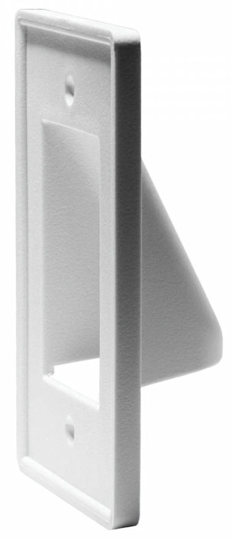 CN-FB1B1-WH (10 Pack) Single Gang Bulk Cable Wall Plate White Bulk