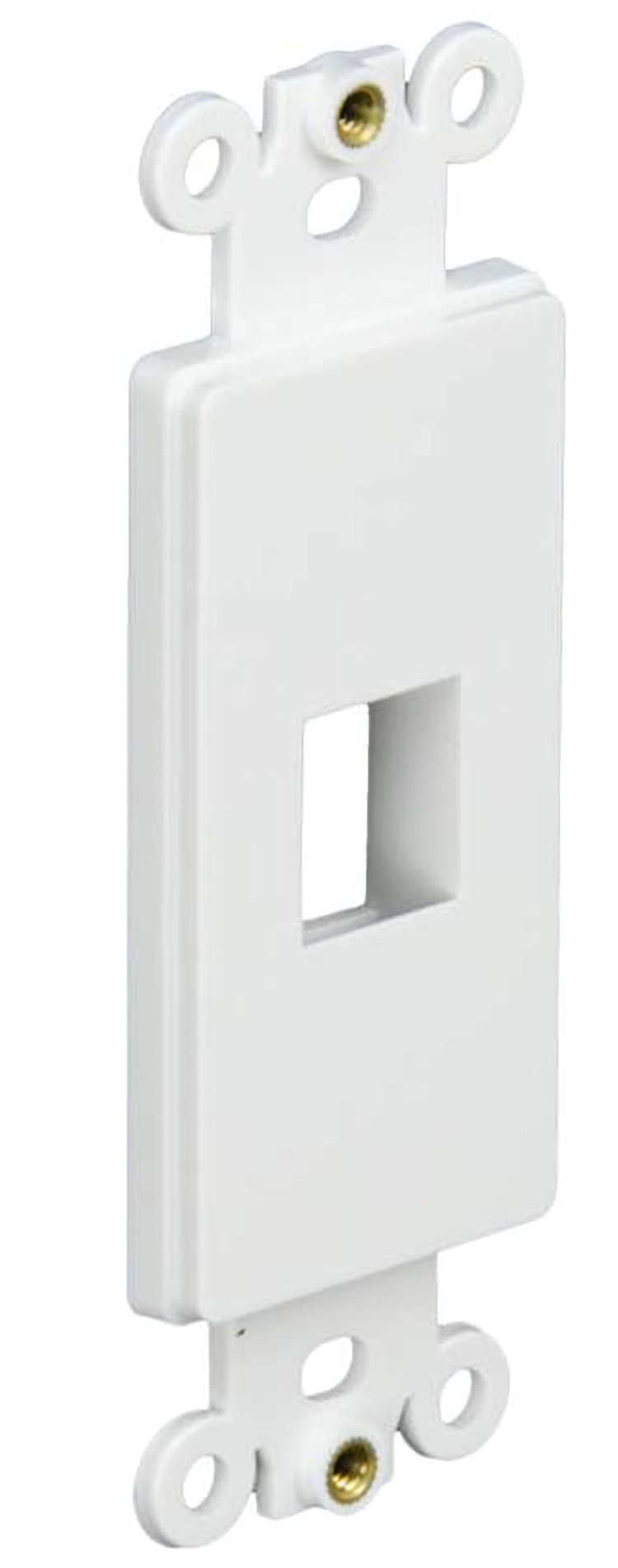 CN-FS1T1-W Quick Port Décor Keystone Insert is an ideal solution for single-port installations.