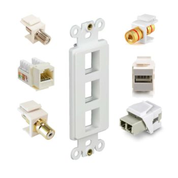 Upgrade your networking and low-voltage connections with CN-FS3T1-W (10 Pack)! This 3-port wall plate insert is perfect for home or office use, with a durable design and easy installation. Get yours in a convenient 10 pack for all your connectivity’s needs.