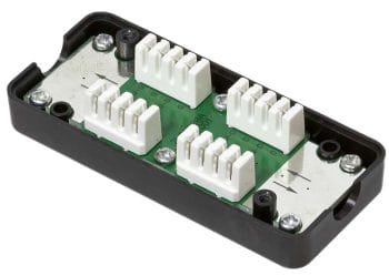 CN-KD-CB31 Cat.5E Junction Box is a secure, 110-punch down type, shielded junction box that is designed for outdoor use.