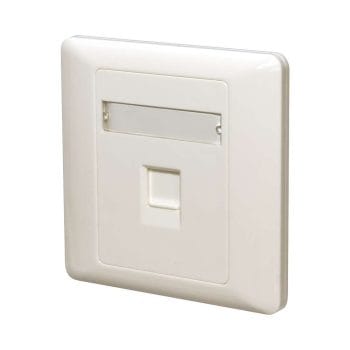 CN-KD-FP01 1 Port Faceplate RJ45 Frame with Shutter is also incredibly cost-effective