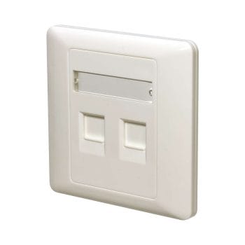 CN-KD-FP02 wall plate is designed to be highly versatile and easy to install