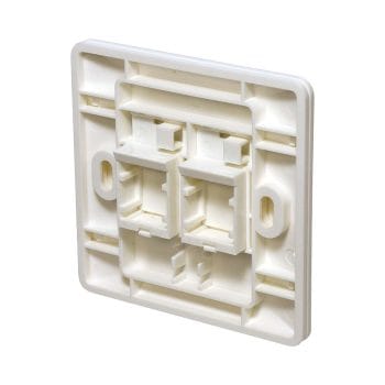 CN-KD-FP02 wall plate is designed to be highly versatile and easy to install