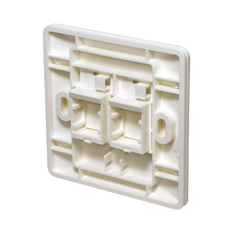 CN-KD-FP02 wall plate is designed to be highly versatile and easy to install