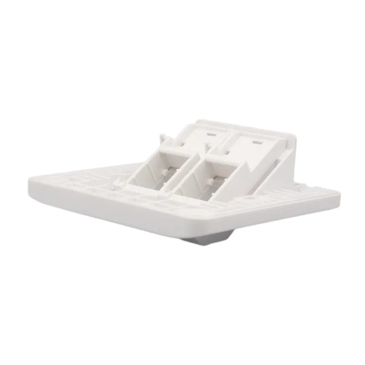 CN-KD-FP13-B Angled flush mount Wall plates with shutter 2 keystones ports are perfect for any home or office