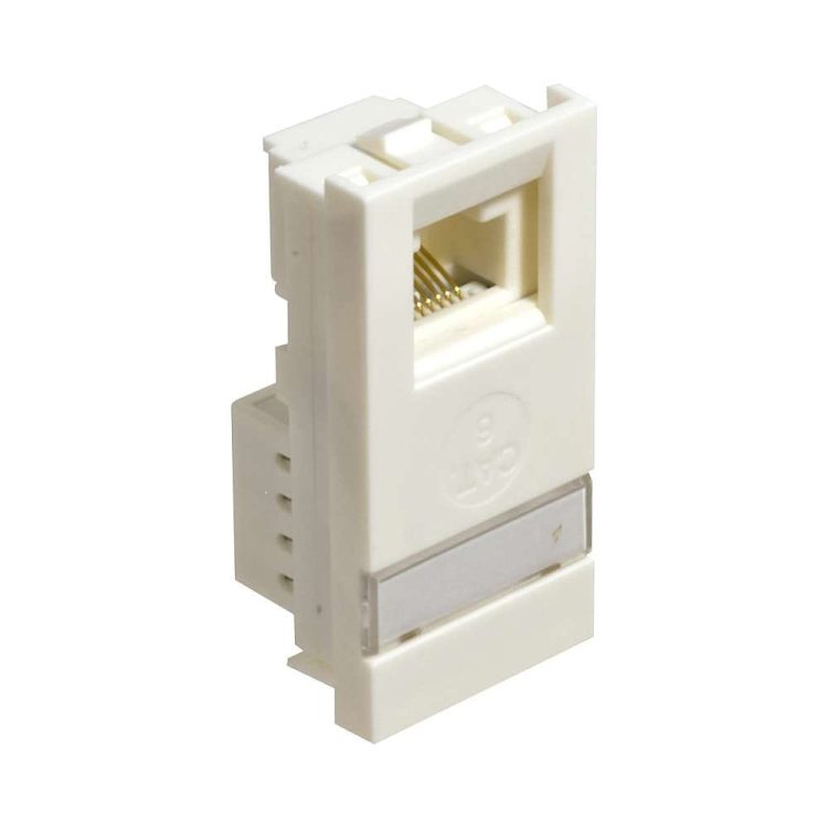 CN-KD-FP35 Cat6 wall-plates Keystone module with shutter is also designed to offer maximum performance