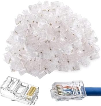 CN-TB501 100 Pack Connector the Perfect Solution for Connecting Your IP Camera to an NVR or Managing any Security Equipment on Your Local Area Network 100 Connector Pack