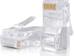 CN-TB501 100 Pack Connector the Perfect Solution for Connecting Your IP Camera to an NVR or Managing any Security Equipment on Your Local Area Network Connector Side View