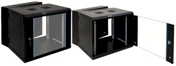 Securely house your network systems with Collsam RA-AD06-05 Double Section Rack Cabinet. Customizable height and accessories for optimal functionality. 9U, 12U, or 15U capacity. Front glass door and welded frame for reliable protection. Perfect for small companies or households.