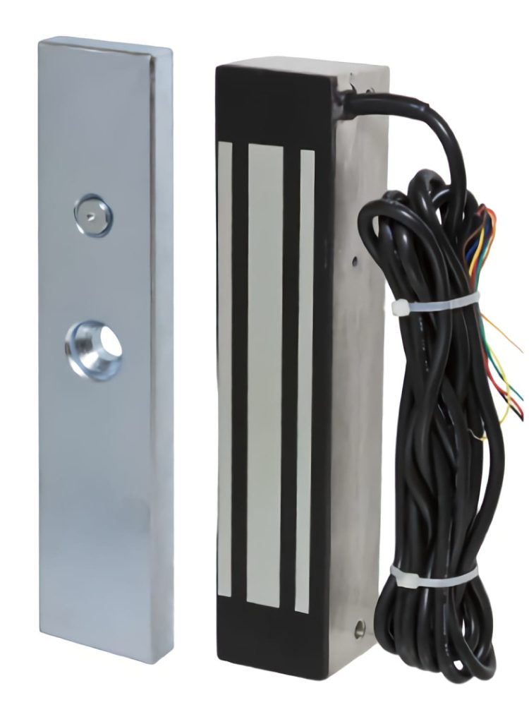 DA-BR-GL600S Electromagnetic Lock 600lbs Docking Force Stainless-Steel Housing Voltage Spike Suppressor and 984 Ft (3 M) Power Cable