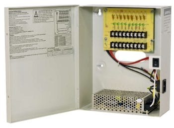 TR-C12VDC09P05A DC 12V 9Chanel 5AMP NON-FUSED BREAKER POWER DISTRIBUTORS