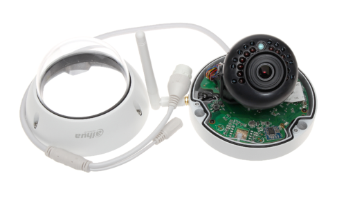 Dahua Technology Lite Series DH-IPC-HDBW1435EN-W-S2 4MP Outdoor Wi-Fi Network Mini Dome Camera with 2.8mm Lens