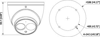 Upgrade your security with Dahua A21CG02, an HDCVI IR camera with 2 megapixels and 2.8mm fixed lens. Enjoy HD video transmission and Smart IR for low-light applications. Durable aluminum construction and IP67 rating for outdoor use. Order now!