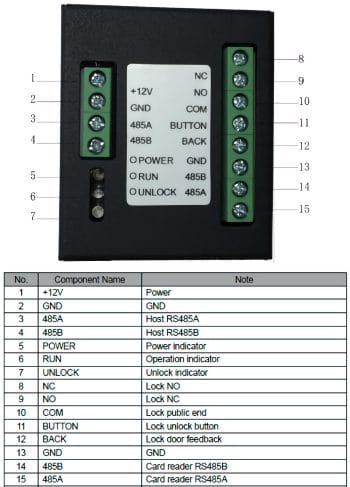 The Dahua Intercom Modular System offers full customization with 2MP outdoor video, door access, call buttons, and more. Easily extend access control functions with the DHI-DEE1010B module Connections