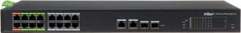 Dahua DH-LR2218-16ET-240 Long Range ePoE Switch Offers Powerful Reliable Connectivity Up To 800m Range and 240W PoE Power Supply.