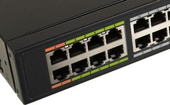 Dahua DH-LR2226-24ET-360 ePoE Switch Offers 24 Ports for Long-Distance Use, 8ports 10-100 Base-T, 16ports 10-100 Base-T and 2ports 10-100-1000 Base-T (Combo) And 2ports 1000 Base-T 8 PoE Plugs
