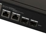 Dahua DH-LR2226-24ET-360 ePoE Switch Offers 24 Ports for Long-Distance Use, 8ports 10-100 Base-T, 16ports 10-100 Base-T and 2ports 10-100-1000 Base-T (Combo) And 2ports 1000 Base-T 2 One Gig Plug