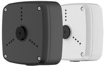 Dahua_DH-PFA122_Waterproof_Aluminum_Black_or_White_Junction_Box_for_Outdoor_Use Dahua DH-PFA122 Waterproof Aluminum Black or White Junction Box for Outdoor Use, Compatible with Dahua A42AC2Z-B 4MP CVI Bullet Cameras. Max Load Capacity 6.6 Lb. (2.99 Kg). IP66 Rated.
